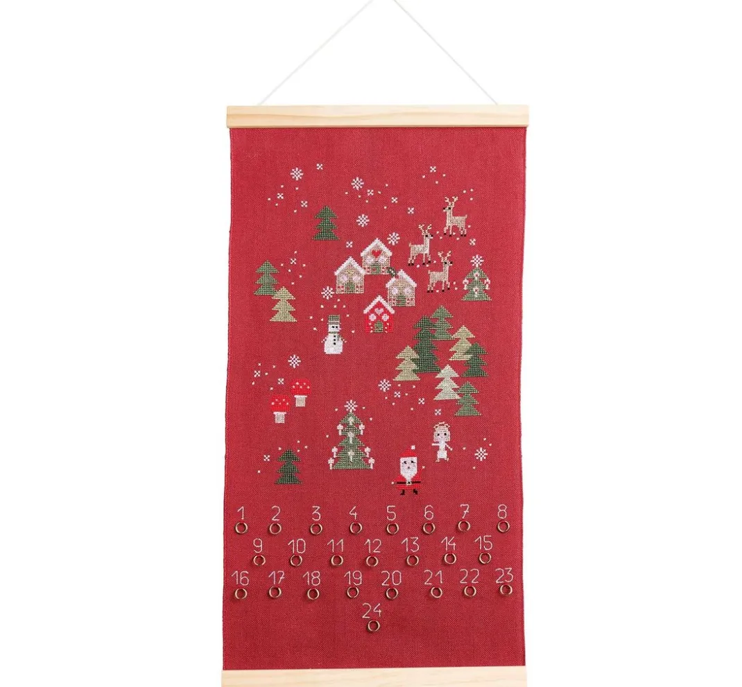 Rico Design Sticken|Stickset>Stickpackung "Adventskalender"