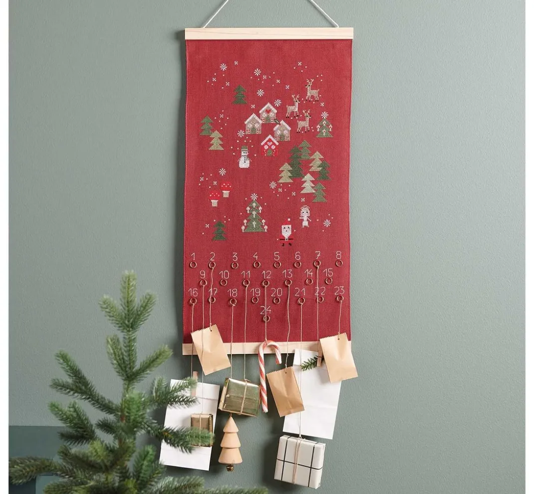 Rico Design Sticken|Stickset>Stickpackung "Adventskalender"