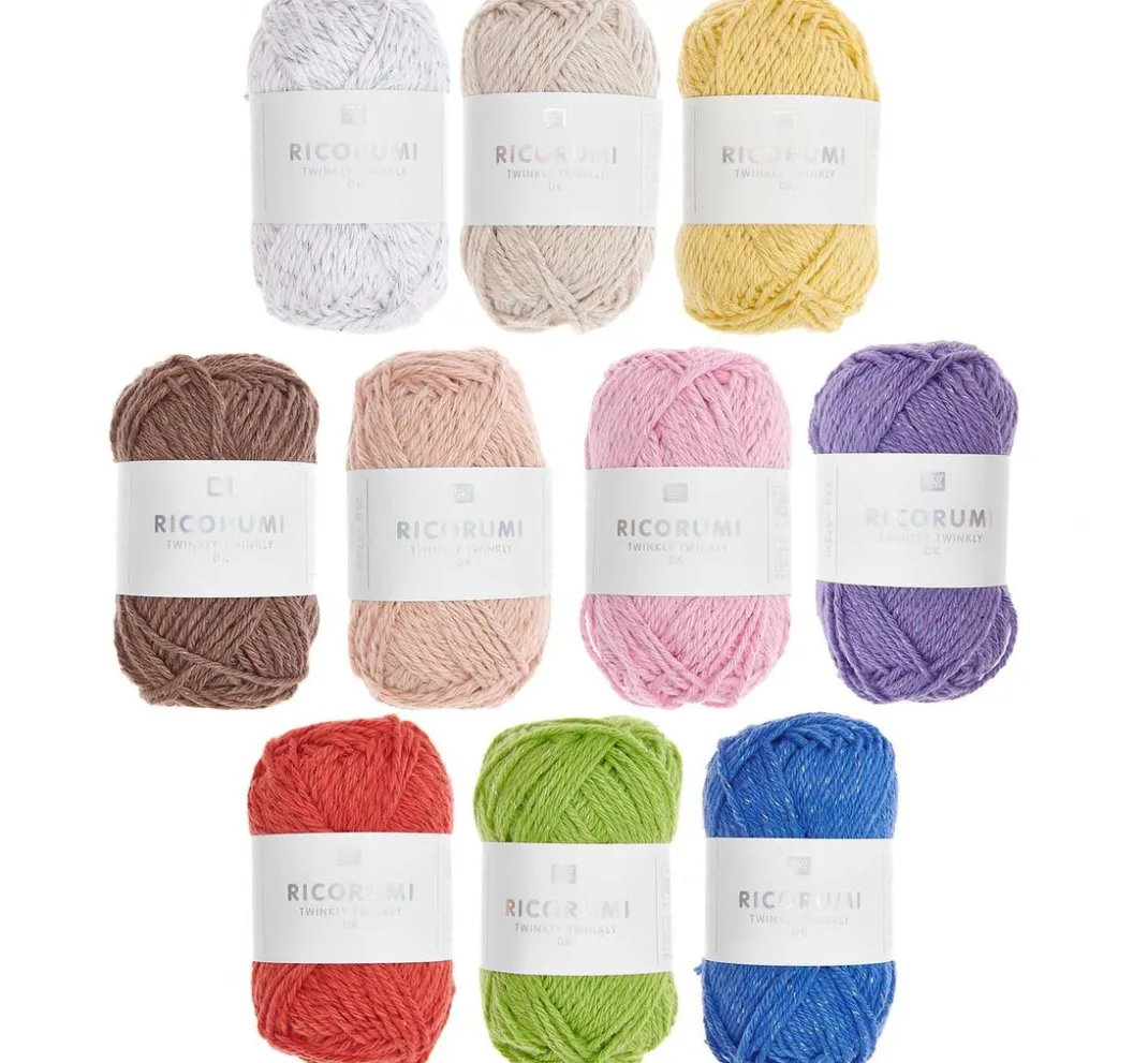 Rico Design Babywolle|Topflappengarn>Rico Ricorumi Set "10er Twinkly Twinkly"