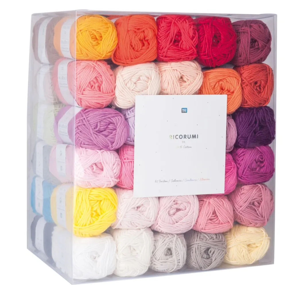 Rico Design Stricken|Strickwolle>Rico Ricorumi-Set "60 Farben"