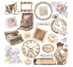 Stamperia Scrapbooking|Kartengestaltung>Rub On Sortiment "Quiet Days"