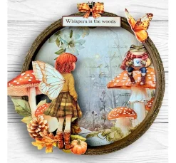 Stamperia Scrapbooking|Kartengestaltung>Rub On Transferfolie "Whispering Woods"