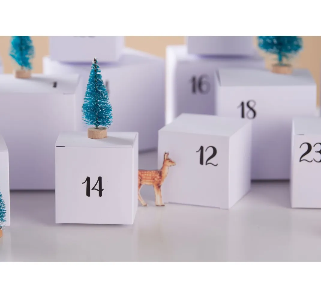 Heyda Kartengestaltung|Sticker & Klebebänder>Rubbel-Sticker "Advent"