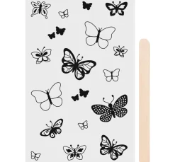Heyda Scrapbooking|Kartengestaltung>Rubbel-Sticker "Schmetterlinge"