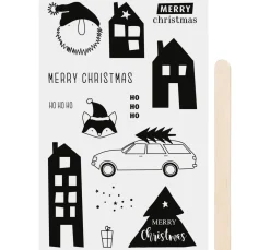Heyda Scrapbooking|Kartengestaltung>Rubbel-Sticker "Xmas"