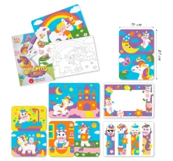 Kinder Sabbiarelli Sandbilder|Stifte & Marker>Sand-it for Fun Smart kit Unicorns Land