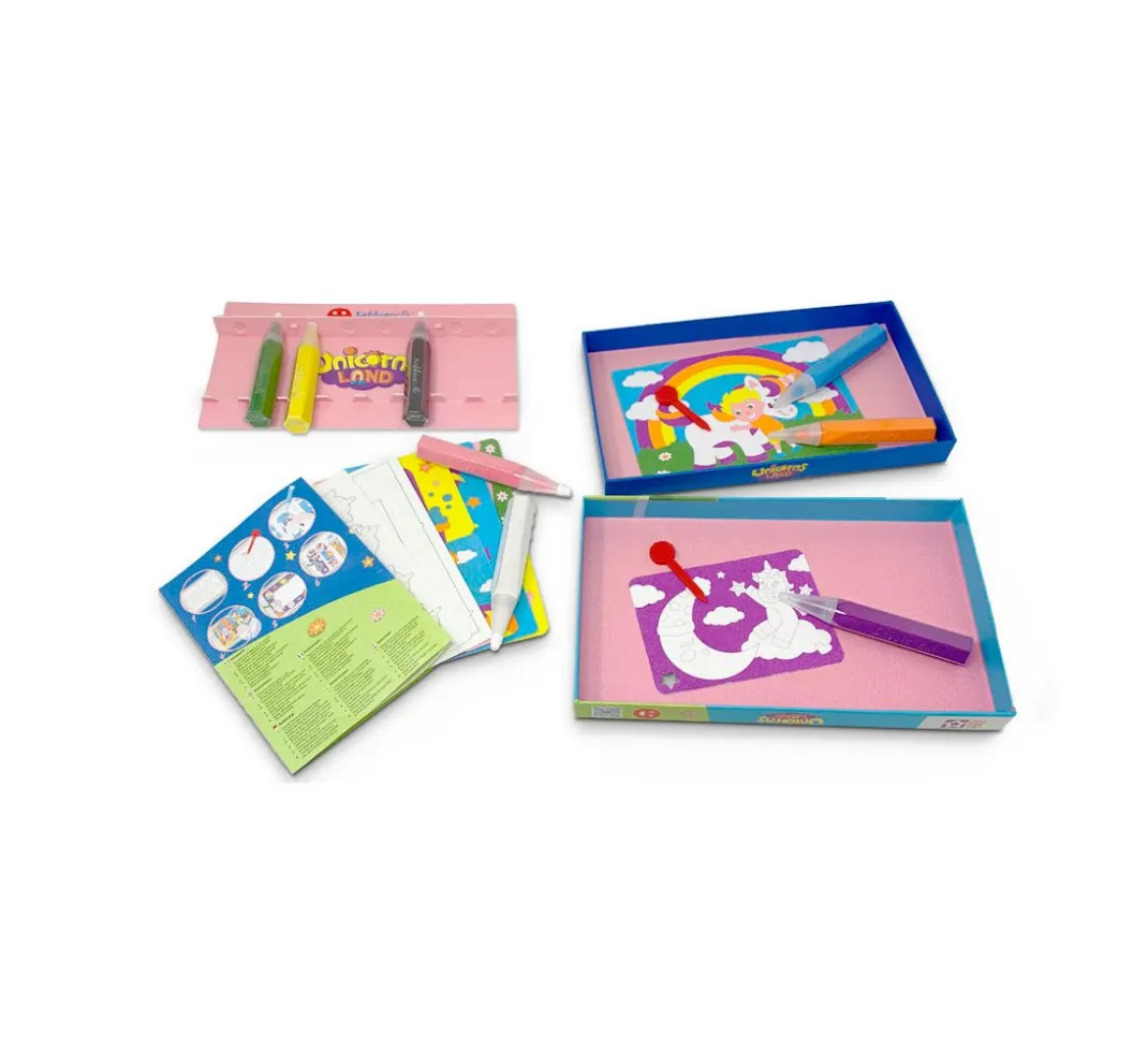 Kinder Sabbiarelli Sandbilder|Stifte & Marker>Sand-it for Fun Smart kit Unicorns Land