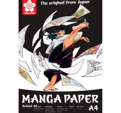 Sakura Mangas Zeichnen|Mangas Zeichnen>Manga Papier, 20 Blatt, 250 g/m²