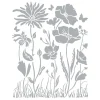 Stamperia Malschablonen|Schablonen>Schablone "Atelier Flower"