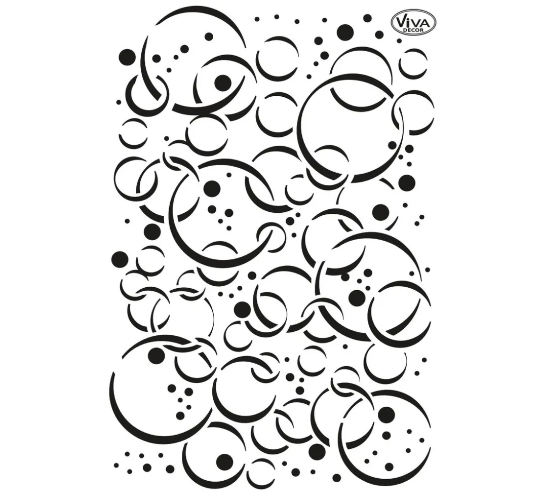 Viva Decor Malschablonen|Schablonen>Schablone "Bubbles"