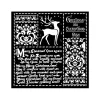 Stamperia Malschablonen|Schablonen>Schablone "Christmas Letters"