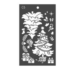 Ciao Bella Schablonieren|Malschablonen>Schablone "Christmas tree"