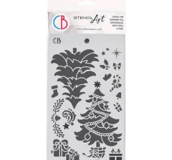 Ciao Bella Schablonieren|Malschablonen>Schablone "Christmas tree"