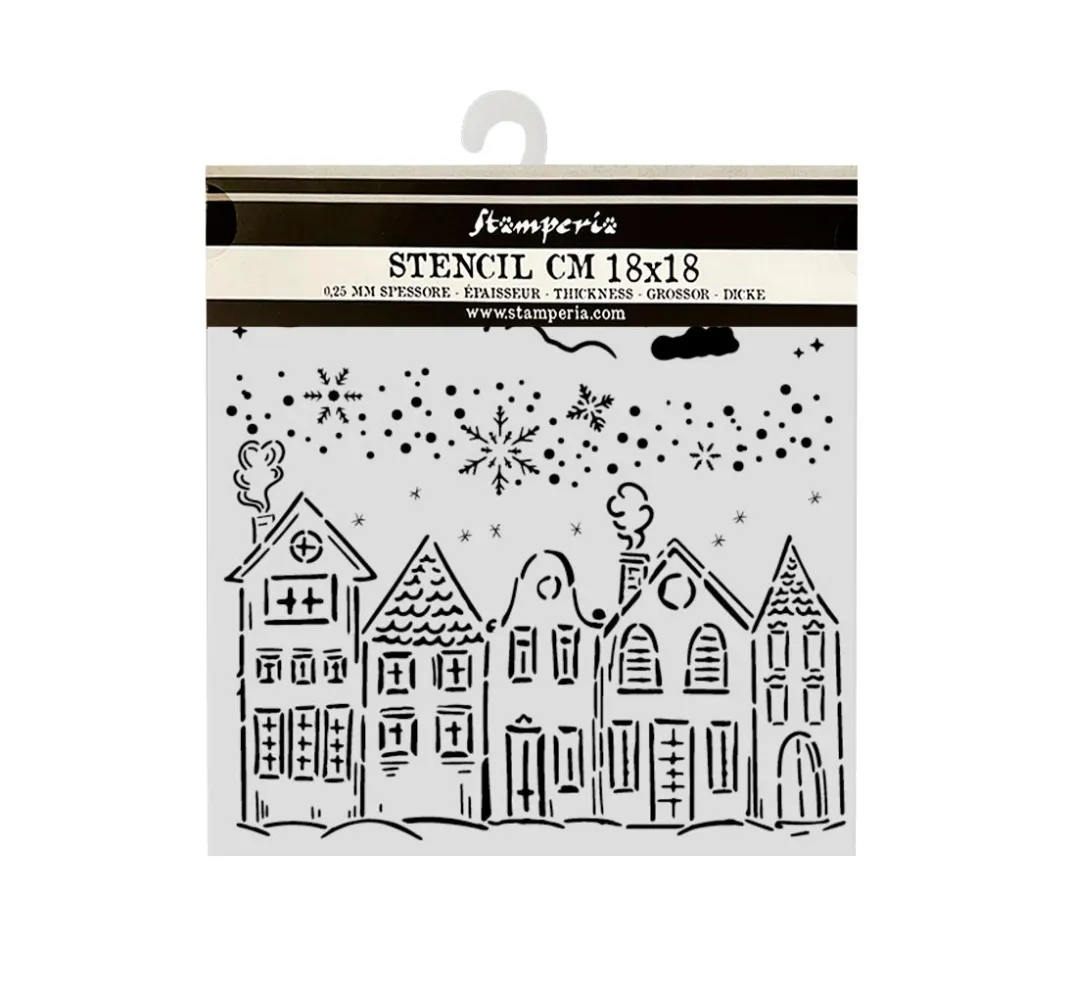 Stamperia Schablonieren|Malschablonen>Schablone "Classic Christmas"