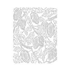Stamperia Schablonieren|Malschablonen>Schablone "Coffee and Chocolate - Cocoa Beans"