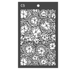 Ciao Bella Schablonieren|Malschablonen>Schablone "Coral Reef - Fossils"