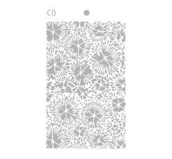 Ciao Bella Schablonieren|Malschablonen>Schablone "Coral Reef - Fossils"