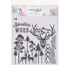 Ciao Bella Malschablonen|Schablonen>Schablone "Deers"