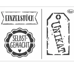 Viva Decor Textil-Design|Malschablonen>Schablone "Einzelstück"