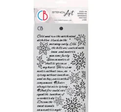 Ciao Bella Kartengestaltung>Schablone "Elegance of Blue - Winter Poem"