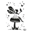 Viva Decor Malschablonen|Schablonen>Schablone "Elfe und Schmetterling"