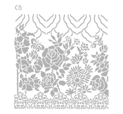 Ciao Bella Schablonieren|Malschablonen>Schablone "Flower"