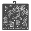 Stamperia Malschablonen|Schablonen>Schablone "Garden -Nistkasten"