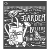 Ciao Bella Schablonieren|Malschablonen>Schablone "Gardentime"