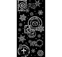 Stamperia Malschablonen|Schablonen>Schablone "Gear up for Christmas - Snowflakes"