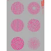 Pronty Crafts Schablonieren|Malschablonen>Schablone "Kreise", A5