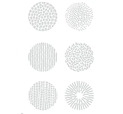 Pronty Crafts Schablonieren|Malschablonen>Schablone "Kreise", A5