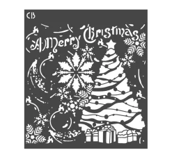 Ciao Bella Malschablonen|Schablonen>Schablone "Magic holidays"