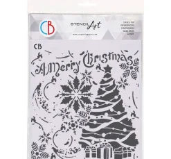 Ciao Bella Malschablonen|Schablonen>Schablone "Magic holidays"