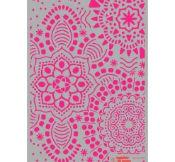 Pronty Crafts Schablonieren|Malschablonen>Schablone "Mandala Flowers", DIN A4