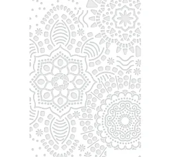 Pronty Crafts Schablonieren|Malschablonen>Schablone "Mandala Flowers", DIN A4