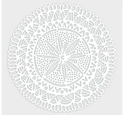 Pronty Crafts Textil-Design|Schablonieren>Schablone "Mandala Kreis 2", 15x15cm