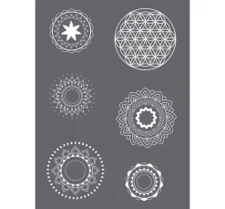 Rayher Malschablonen|Schablonen>Schablone "Mandala-Motive", A5