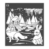 Ciao Bella Malschablonen|Schablonen>Schablone "Nordic landscape"