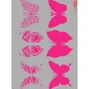 Pronty Crafts Schablonieren|Malschablonen>Schablone "Schmetterlingsmotive", A4