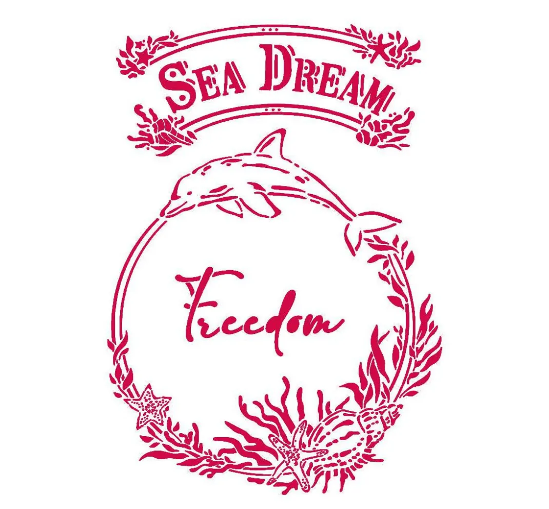 Stamperia Schablonen>Schablone "Sea Dream"