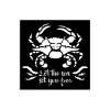 Stamperia Schablonieren|Malschablonen>Schablone "Silent Sea - Crab", 12x12cm