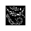 Stamperia Schablonieren|Malschablonen>Schablone "Silent Sea - Fish"