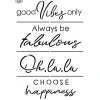 Viva Decor Malschablonen|Schablonen>Schablone "Statement T-Shirt Words"