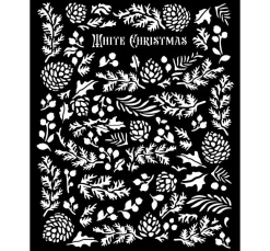 Stamperia Schablonieren|Schablonen>Schablone "The Owl's House - Pine Cones"