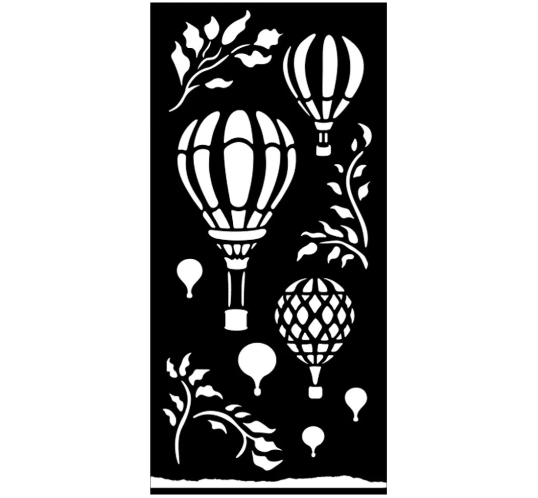 Stamperia Schablonieren|Schablonen>Schablone "Timeless - Air Balloons"