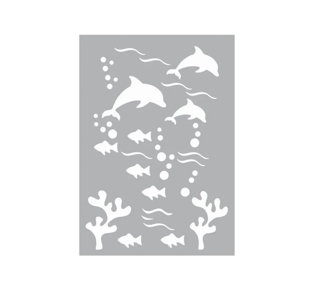 Pronty Crafts Malschablonen|Schablonen>Schablone "Unterwasserwelt"