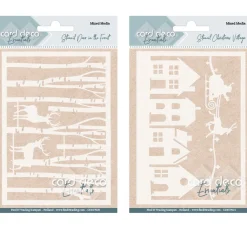 FINDit Schablonen|Kartengestaltung>Schablonen-Set, 2-teilig