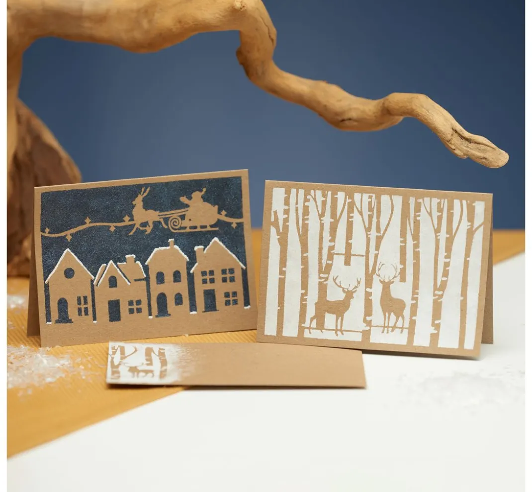 FINDit Schablonen|Kartengestaltung>Schablonen-Set, 2-teilig