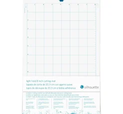 Silhouette Stanz- & Prägemaschinen|Plotten>Schneidematte 8" mit leichter Klebkraft für Portrait