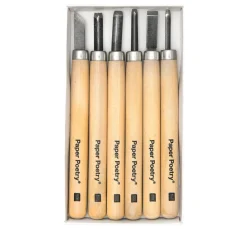 Rico Design Linoldruck|Schneide- & Messwerkzeuge>Schnitzwerkzeug, 6er-Set
